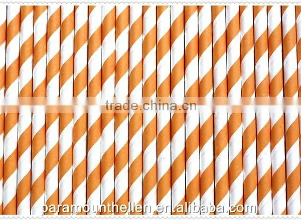 High Quality Fancy Colorful Papar Straws Disposable Paper Straws for Birthday Party photo-2