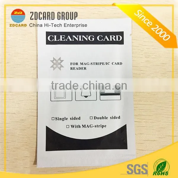 Disposable Solvent Impregnated Cleans Card ID Card Printer Head Cleaning Card photo-2