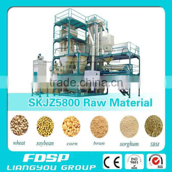 Animal Feed Engineering Machinery 1-2tph Poultry Feed and Pellet Production Plant photo-6