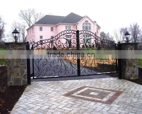 Aluminum/ Gates and Steel Fence Design, Steel Door Designs, Wrought Iron Gate Design(factory Sale and Export) photo-3