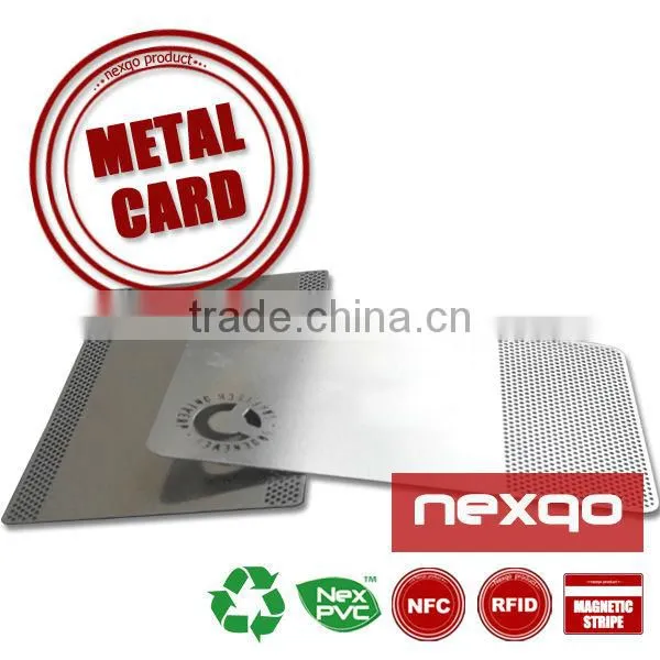 Custom Metal Magnetic Stripe Card, Blank PVC Card With Magnetic Strip photo-2