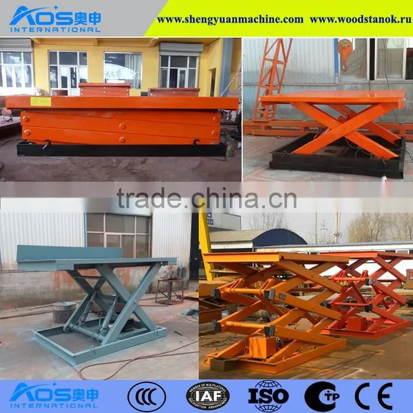 Customized Hydraulic Stationary Scissor Lift Platform For Warehouse Working photo-2