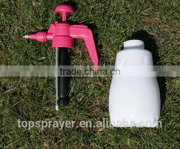 1LTOP Pressure Hand Farm and Water Pump Garden Sprayer White Orange photo-2