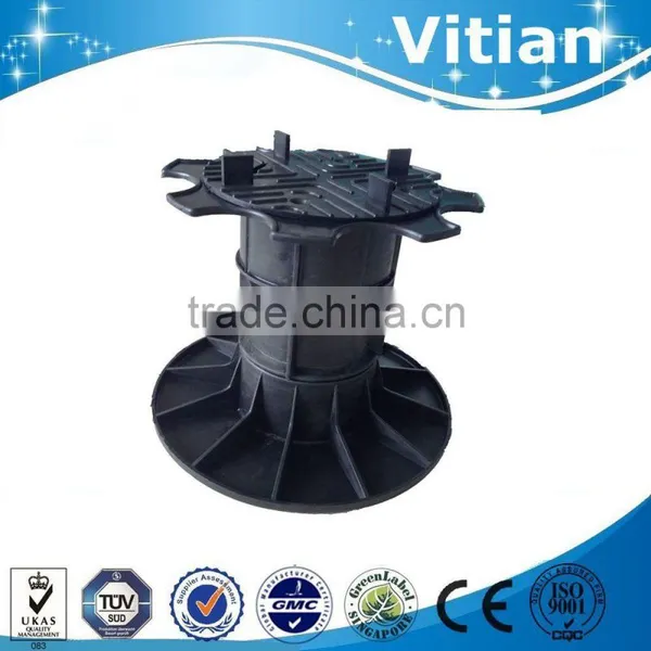 Factory Hot Selling Adjustable Plastic Outdoor Pedestals WPC Decking photo-2