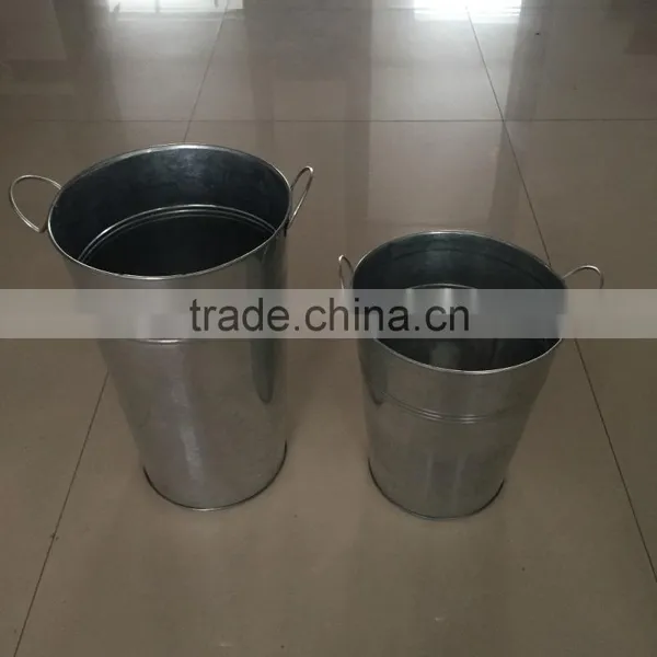 Galvanized Floral Bucket photo-3