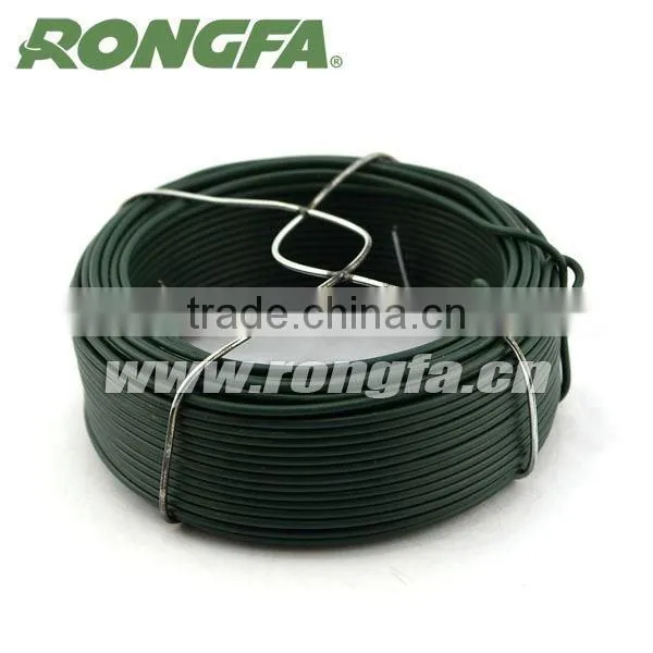 15m 20m 30m Green Plastic Coated Garden Round Iron Wire photo-2