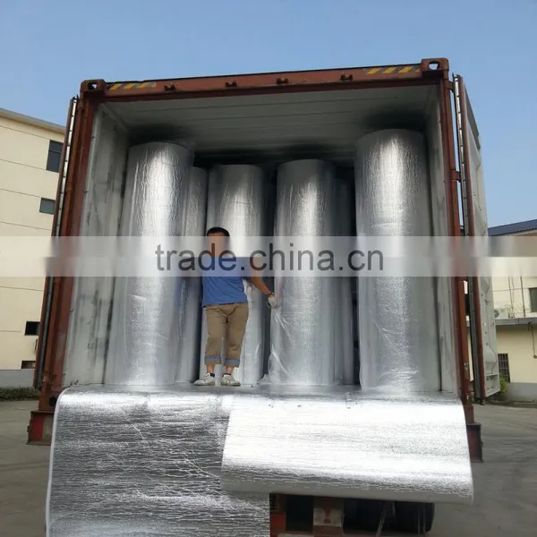 Reflective Aluminum Foil Double Bubble Thermal Insulation Materials for Pipe,construction photo-3
