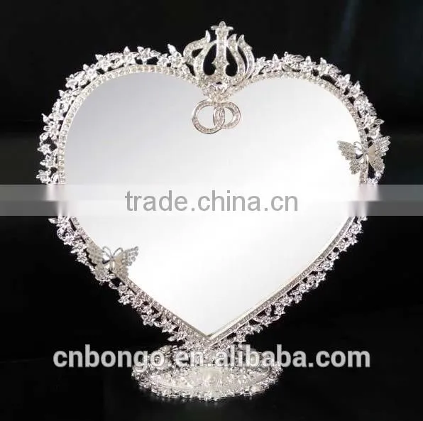 Silver Plated Muslim Mirror Islamic Mirror Metal Framed Mirrors photo-2