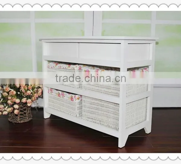 2015 New Design Home Furniture Wooden Cabinet With Baskets Drawers photo-2