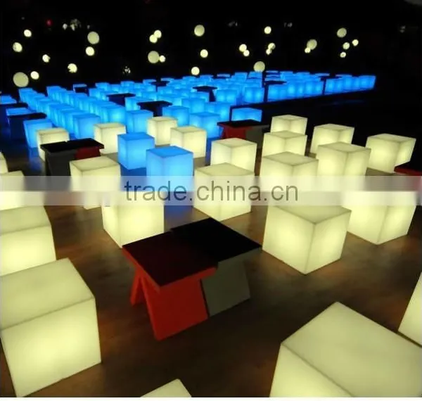 Colourful Restaurant Plastic Led Bar Chair Stools photo-5