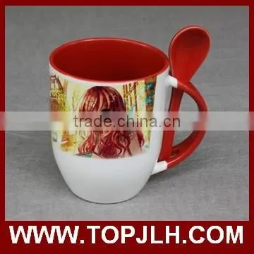 Double Colored Special Sublimation Coffee Mug Design Logo Transfer photo-3