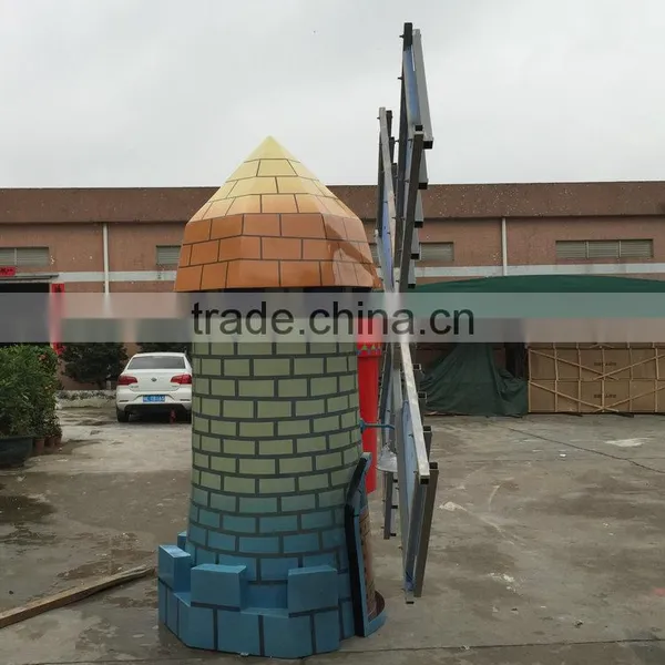 Outdoor Fiberglass Big Pinwheel Sculpture photo-3