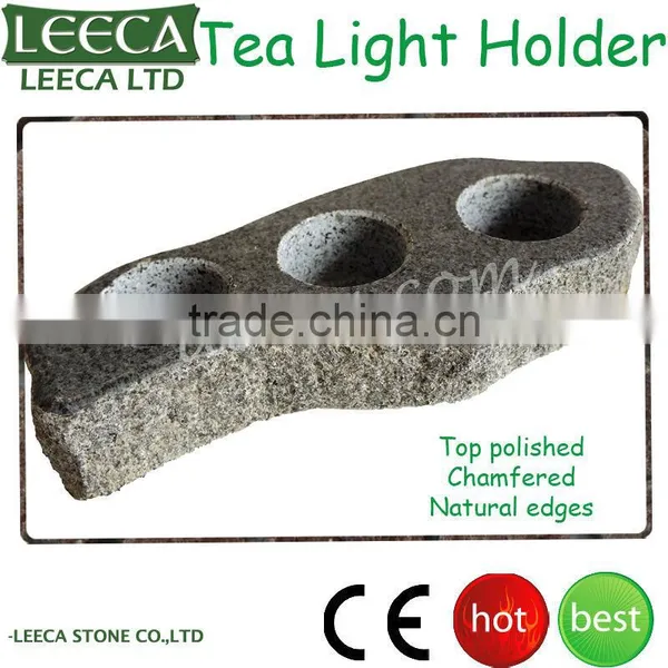 Home Decor Natural Stone Tea Light Holder photo-2