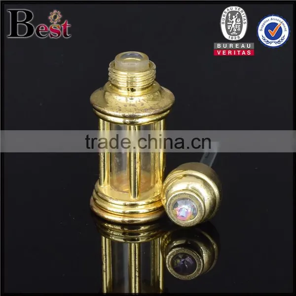 3ml Glass Bottle for Souvenir Special Design Luxury Glass Bottle for Souvenir With Metal Shell photo-6