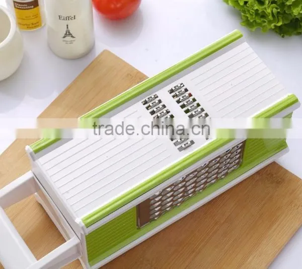 5 in 1 Hand-Held Vegetable Grater With Tray And Peeler,Slicer,Sharp Blade photo-4