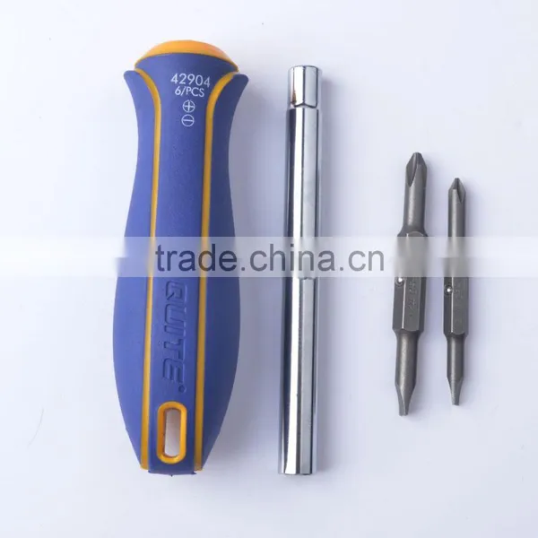 6 In 1Screwdriver Set Philips And Slotted Screwdriver With Multifunction photo-3