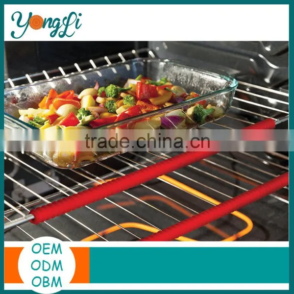 Amazon New Products 2016 Silicone Heat Resistant Oven Rack Edge Clip photo-2