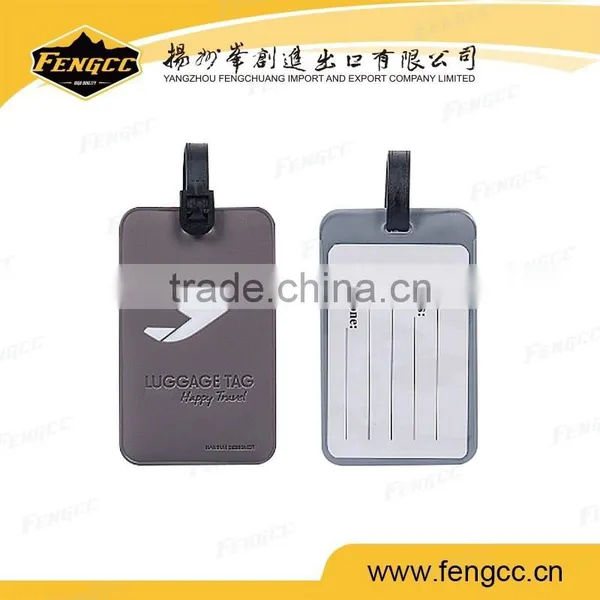 Promotion Customized Smart Soft Pvc Luggage Tag for Airplane photo-2