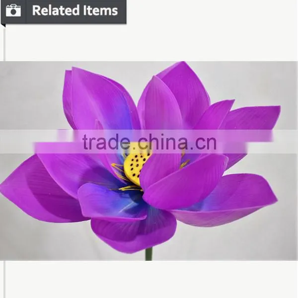 Best Selling Items Artificial Lotus Flowers for Wedding Decoration photo-5