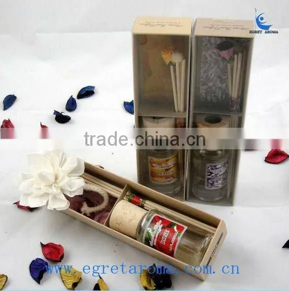 2015 Natural Home Air Freshener Round Shape Glass Reed Diffuser Bottle Reed Diffusers Wholesale photo-2