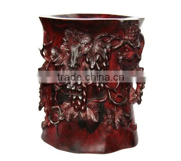 Wooden Carving Vase(harvest)