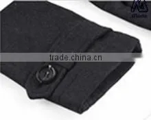 Newest Style Men's Woollen Coat Wool Polyester Fabric photo-6