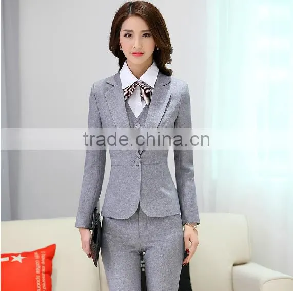 New Design Customized OL Ladies Working Suit WMLSU20150031 photo-4