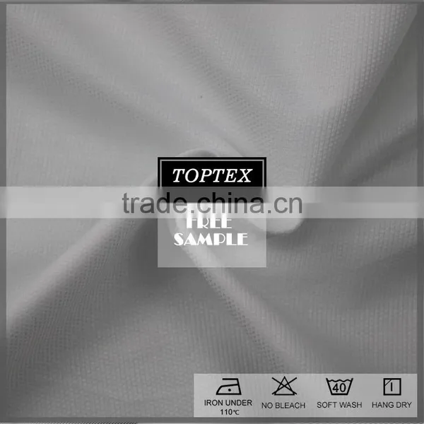 New Design European Style Cotton Oxford Bleached White Mercerized Fabric photo-3