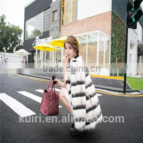 2017 New Arrival Latest Coat Design for Women Wear Vintage Faux Fur Coat photo-3