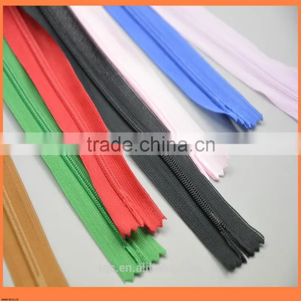 No.#3 60 cm Colorful Nylon Zipper Lace Tape Water Drop Puller Invisible Zipper photo-6