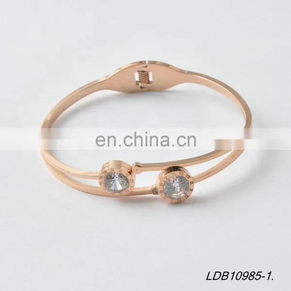 Spring Crystal Gold Cuff Bracelate photo-2