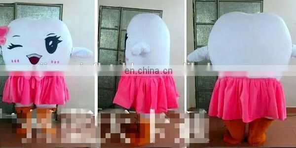 2015 new tooth mascot costume/tooth costume