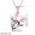 New Arrival Diamond Rose Gold Plating Necklace Gift Colar photo-4