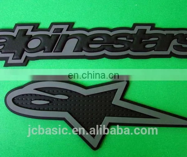 Sew on Silicone Patch Durable Eco-friendly Soft 3D PVC Rubber Badge by Fujian photo-2