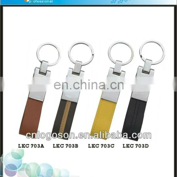 Promotional Souvenirs Custom Leather Keychain Keyring photo-2