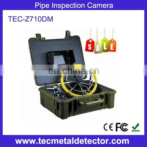 60m Push Rod Chimney Inspection Camera for Industrial Inspection TEC-Z710DM