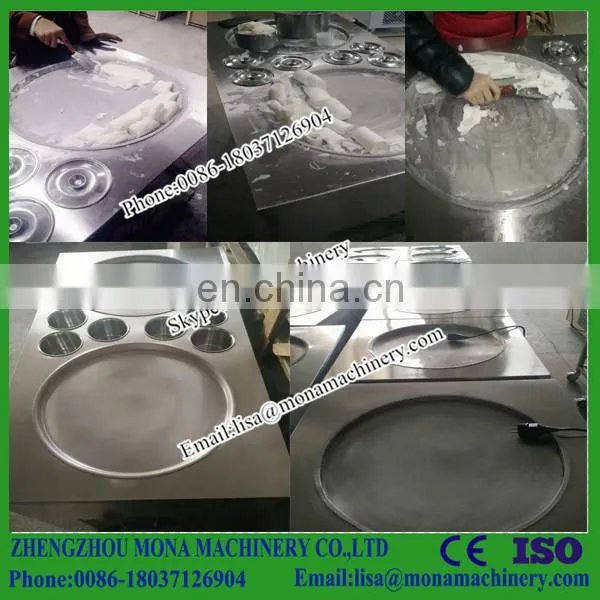 Thailand Rolled Fried Ice Cream Machine / Thailand Ice Cream Frying Machine photo-6