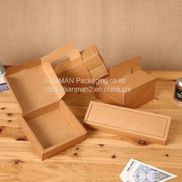 Kraft Printed Paper Brown Packaging Box