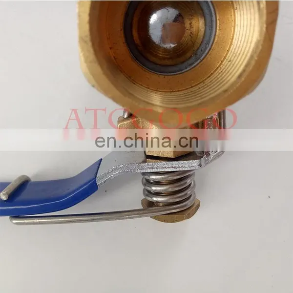 Low Price Brass Spring Close Ball Valve DN25 1inch photo-4