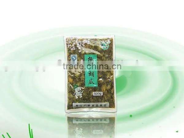Pickled Cucumber With Pepper Leaves