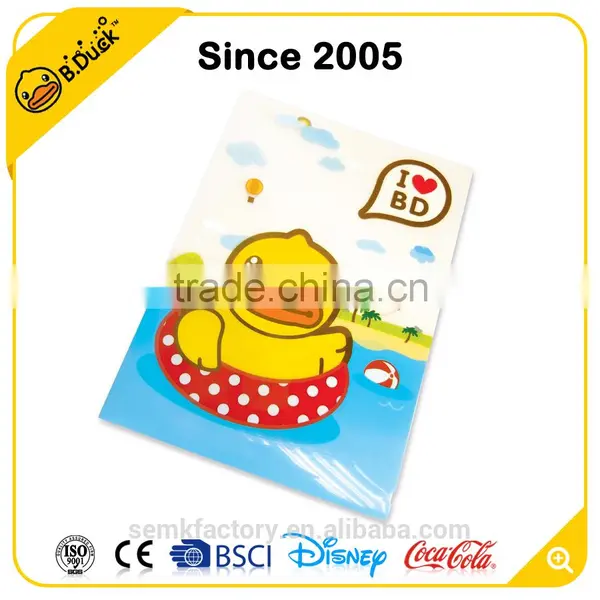 Wholesale Cute Yellow Duck PP PVC Material Office Stationery File Folder photo-2