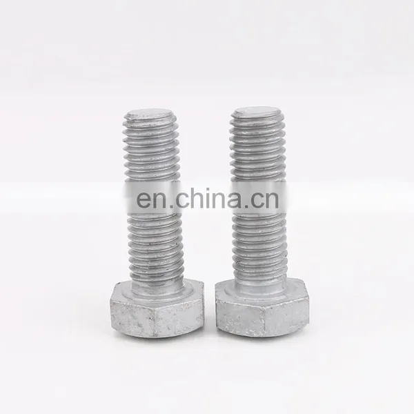 Standard Astm A307m Hex Bolts Type A B Galvanized Bolt photo-2