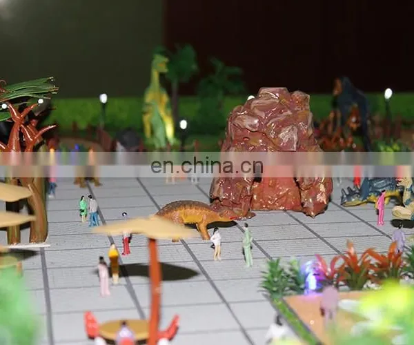 Dinosaur Park Architectural Maquette for Real Estate & Construction Display With Miniature People photo-5