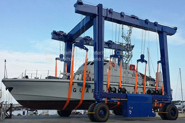 Double Beam Container Gantry Crane Ocean Port Lifting Container Rail Mounted Gantry Crane photo-2