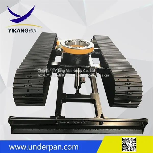 Custom Underwater Robot Parts Steel Track Undercarriage With Rotary Bearing From China photo-5