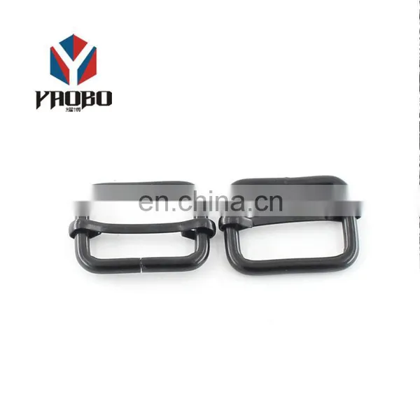 China Wholesale Metal D Ring O Ring Adjustable Center Bar Buckle Slide Metal Buckle For Belt photo-3