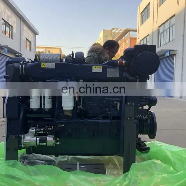 Chinese Famous Brand 300HP Weichai 6 Cylinders WEICHAI WD12 WD12C300-15 Boat Engine photo-2