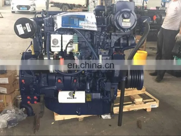 Original und heiß verkauftes 130hp Weichai Marine-Dieselmotor in China WP4C130-21 für Boote photo-3