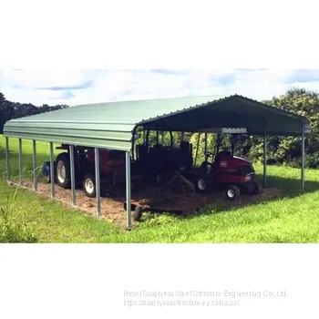 China Prefabricated Car Shed Garage Steel Structure Building photo-5