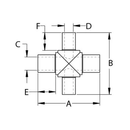 PFA Welding Four-way WCA